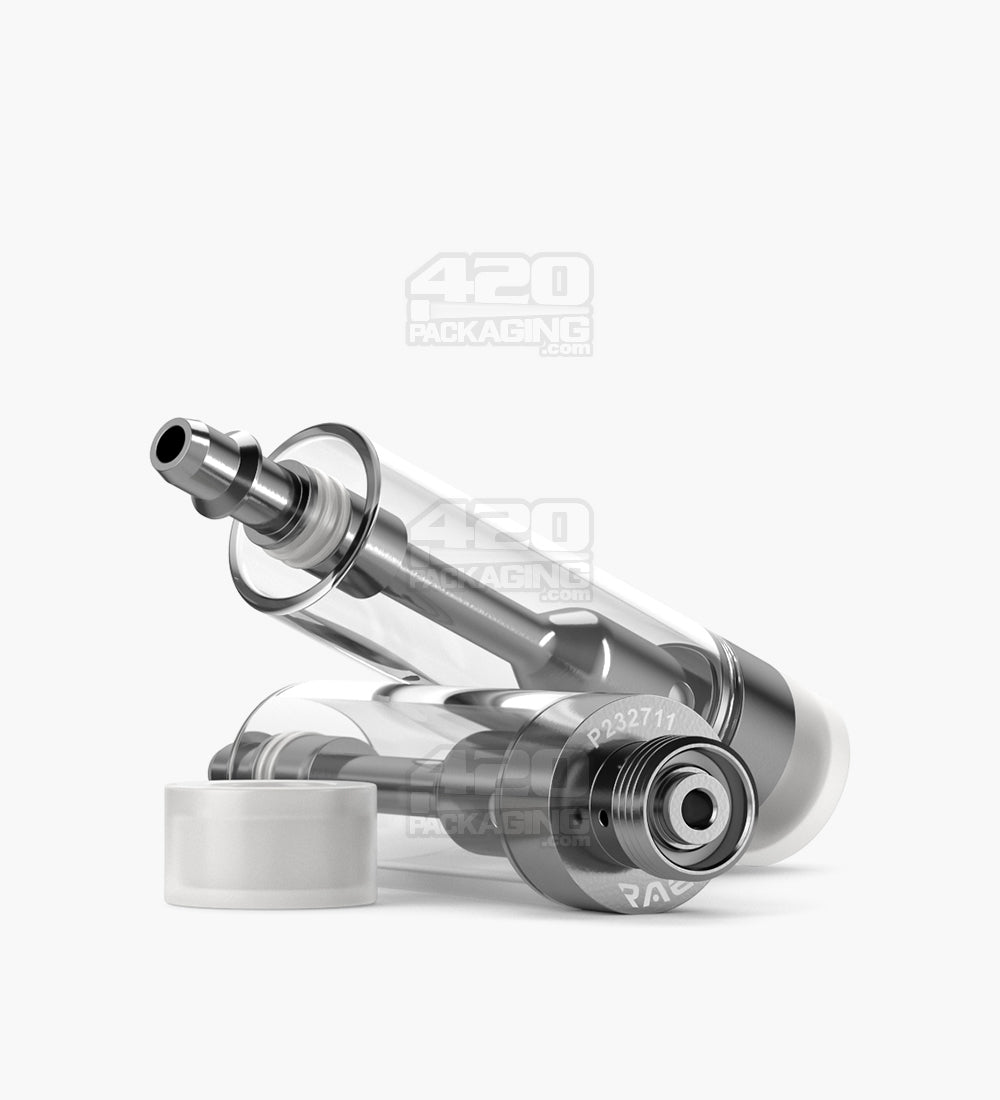 RAE Ceramic Core Glass Vape Cartridge 1mL W/ Hand Press Connection 400/Box - 8