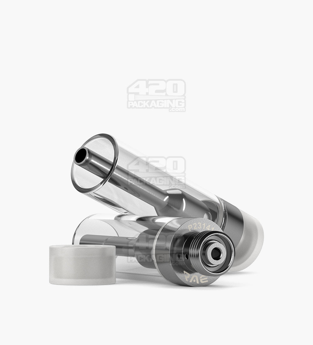 RAE Ceramic Core Glass Vape Cartridge 1mL W/ Arbor Press Connection 400/Box - 8