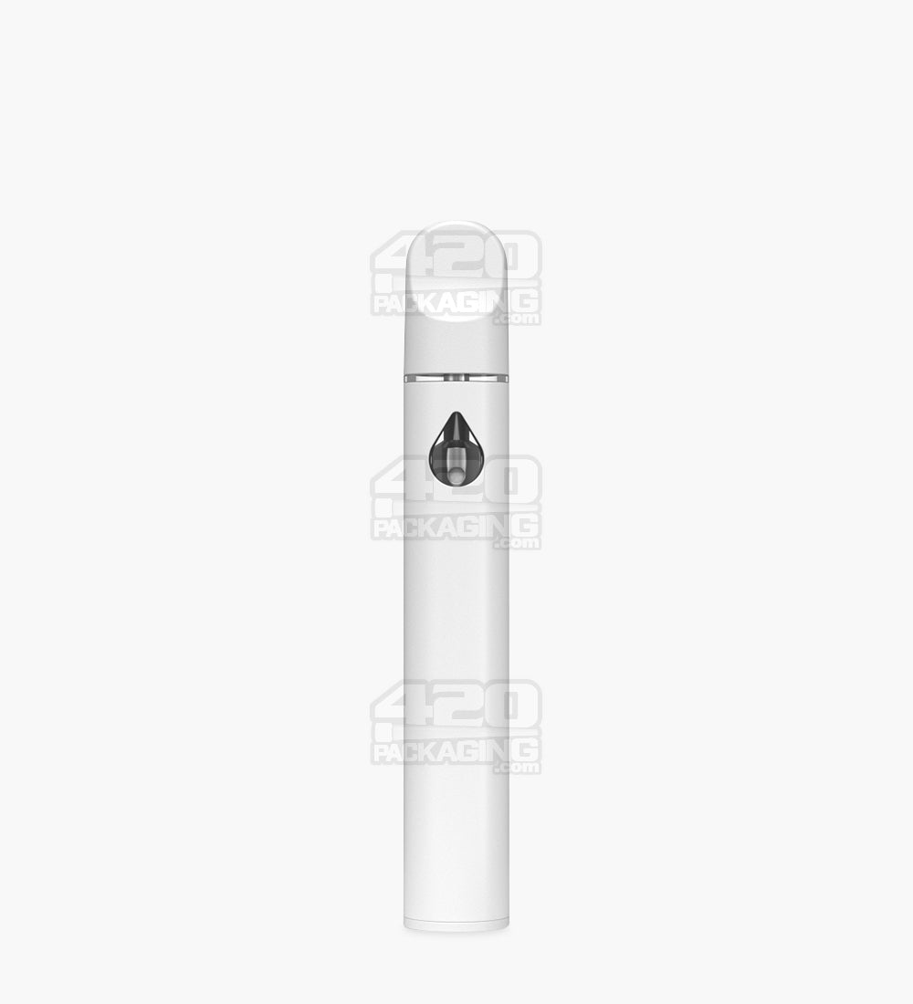 RAE | Gamma White Ceramic Core Disposable Vape Pen with Waterdrop Windows | 1mL - 310 mAh - 100 Count