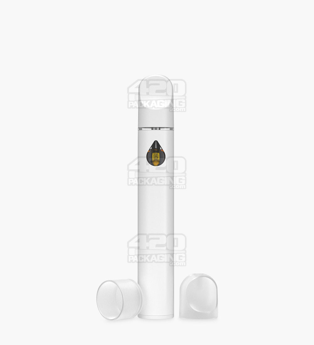 RAE | Gamma White Ceramic Core Disposable Vape Pen with Waterdrop Windows | 1mL - 310 mAh - 100 Count