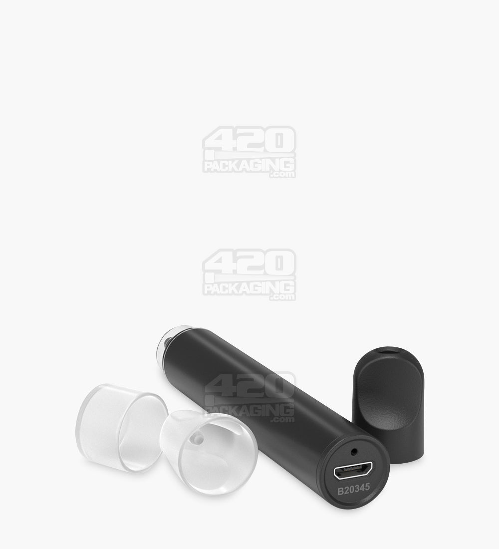RAE | Gamma Black Ceramic Core Disposable Windowless Vape Pen | 0.5mL - 310 mAh - 100 Count