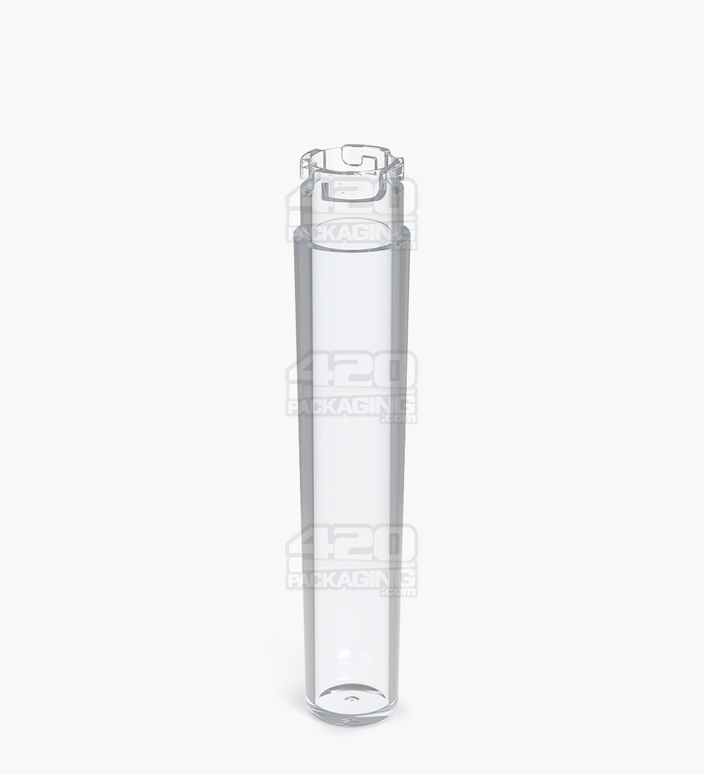155mm Pollen Gear Five10 Child Resistant Push Down & Turn Wide Long Universal Plastic Caps for Vape Tube - Clear - 700/Box - 2