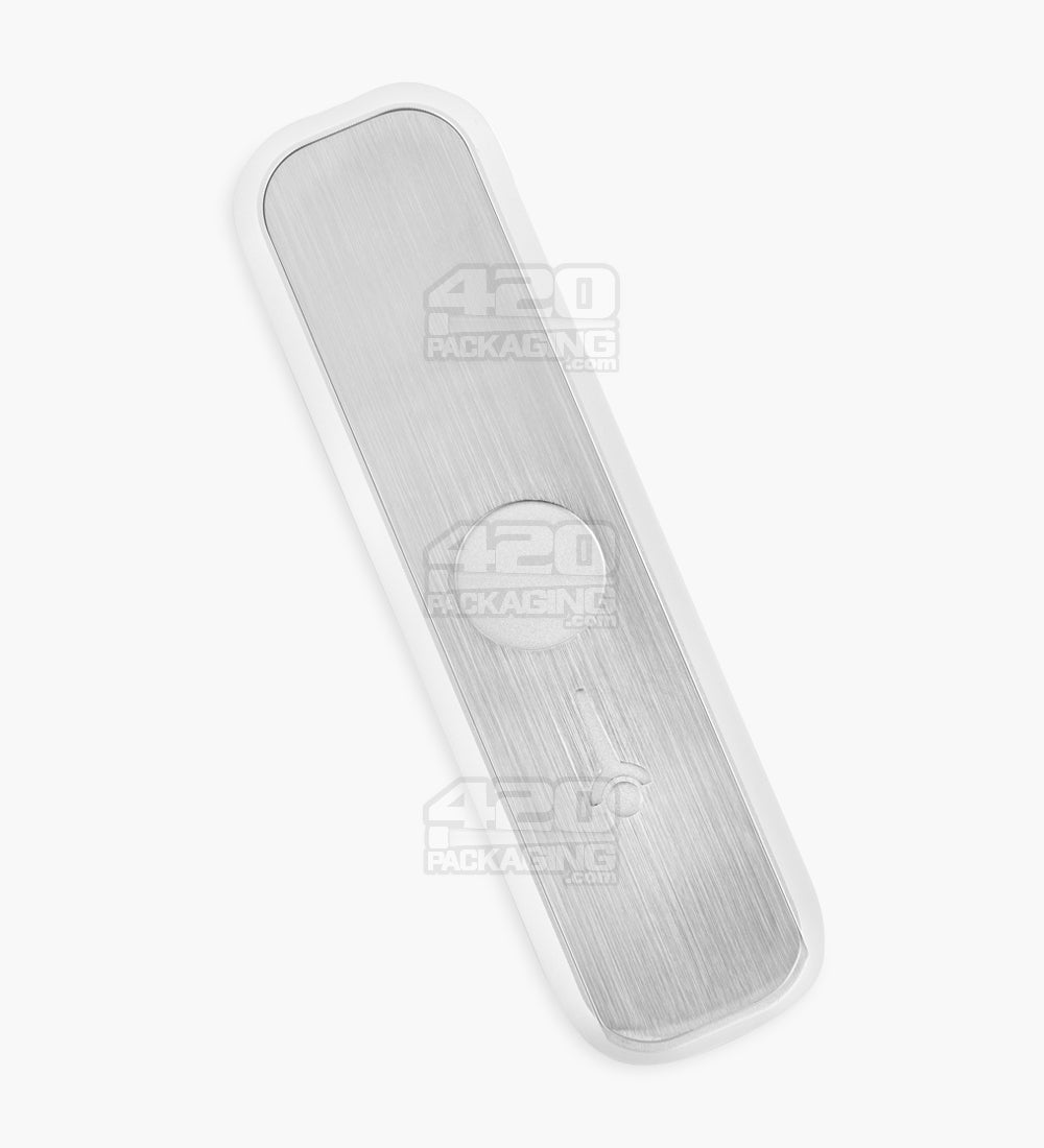 GENIUS PIPE | Mini Magnetic Slider Pipe | 5in Long - Metal - Silver