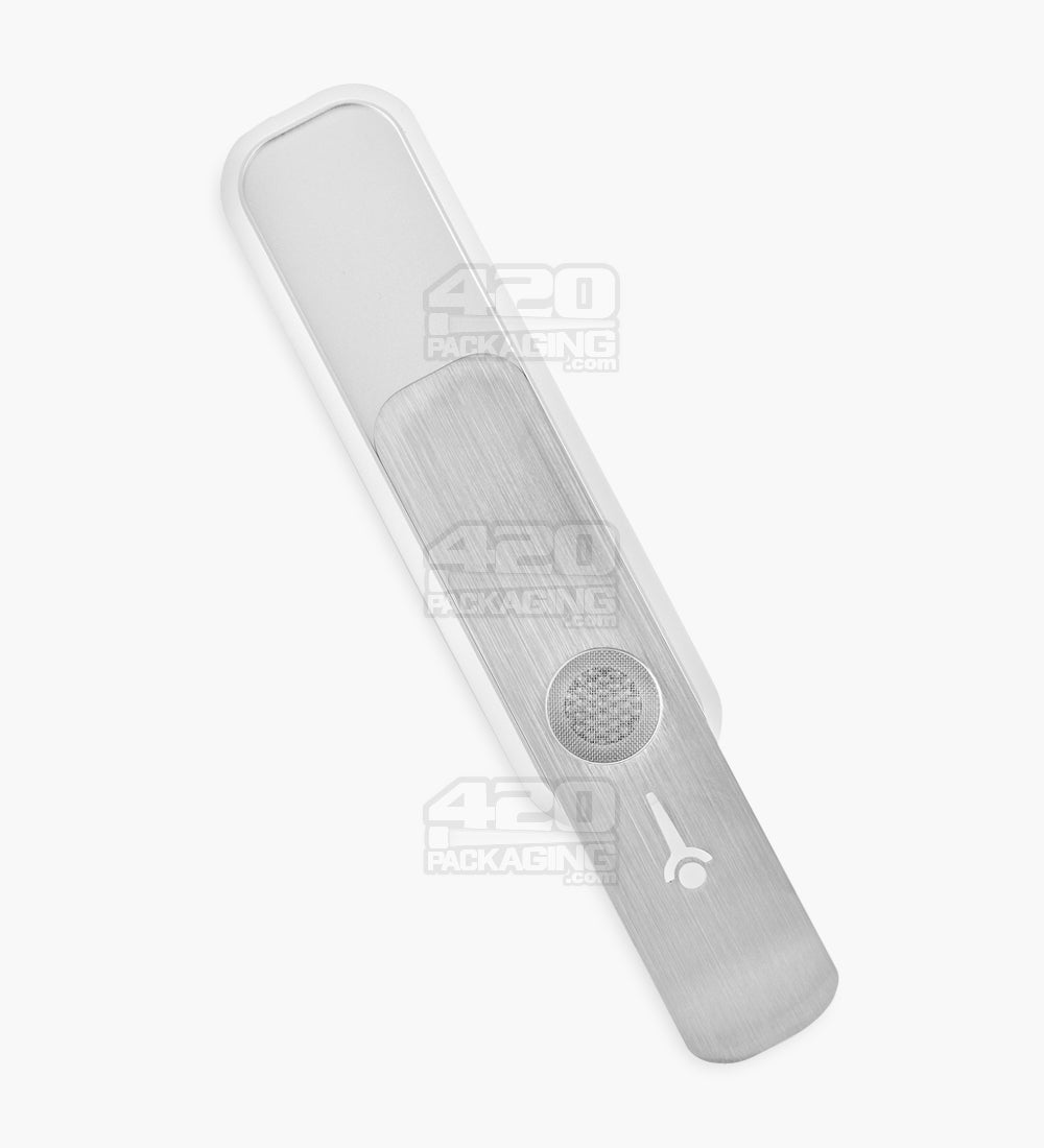 GENIUS PIPE | Mini Magnetic Slider Pipe | 5in Long - Metal - Silver