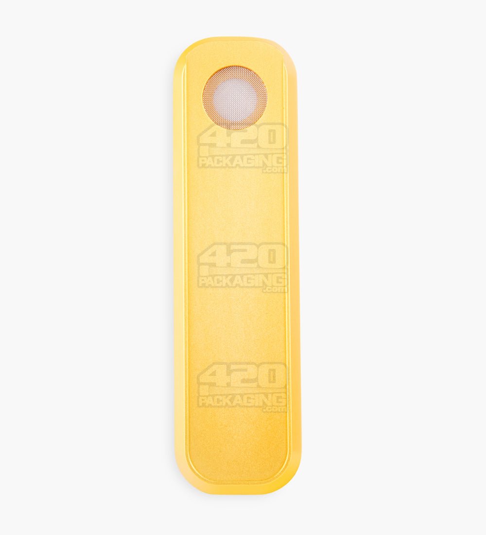 Genius Pipe Magnetic Slider Pipe | 5in Long - Metal - Gold - 12