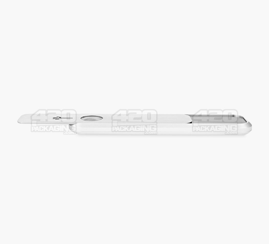 GENIUS PIPE | Classic High Expectations Magnetic Slider Pipe w/ Silver Slider | 6in Long - Metal - Silver
