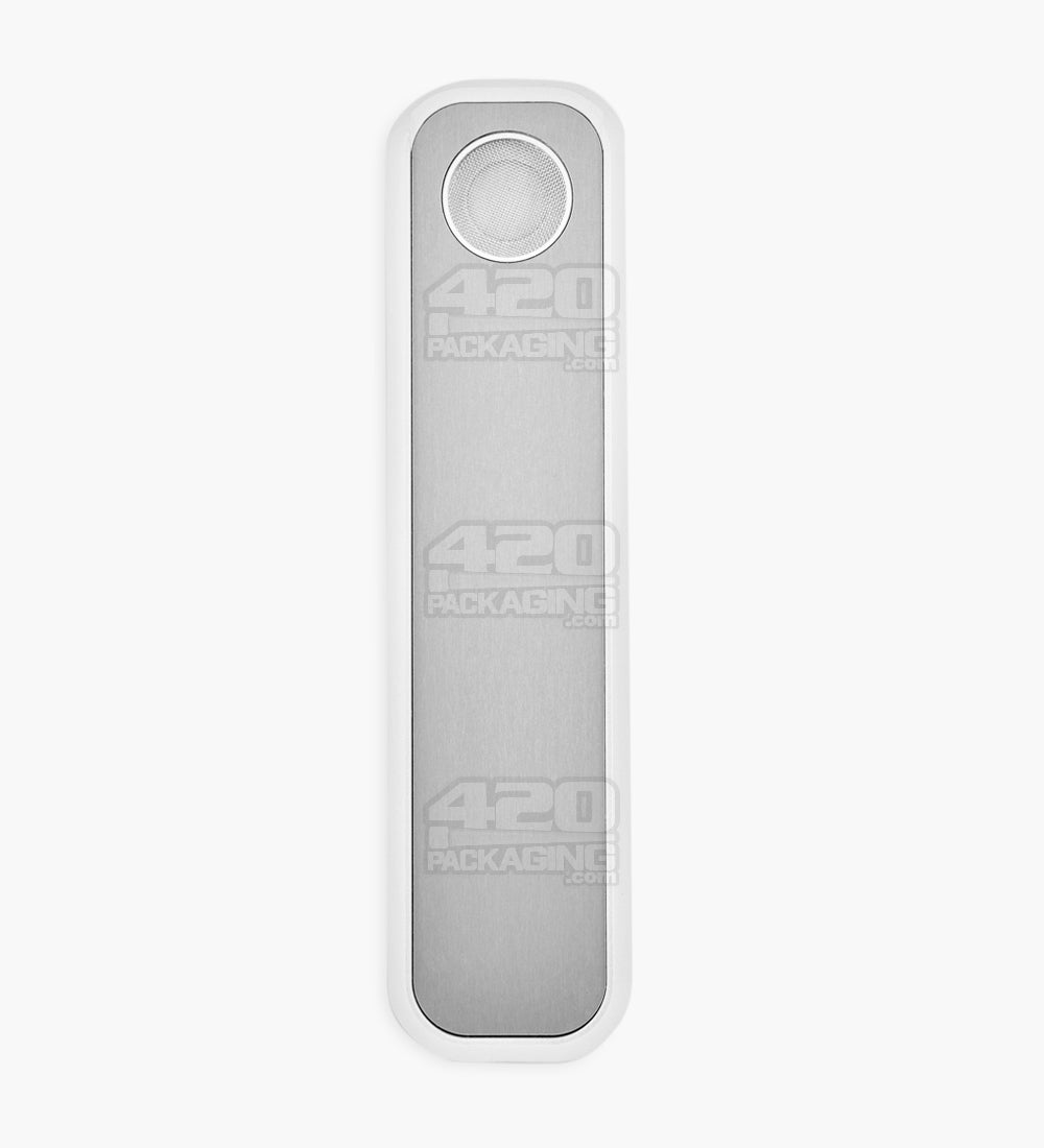 GENIUS PIPE | Classic Gadget Magnetic Slider Pipe w/ Silver Slider | 6in Long - Metal - Silver & Black