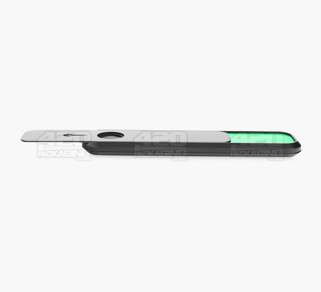 Genius Pipe Liberation Magnetic Slider Pipe | 6in Long - Metal - Black & Green - 9