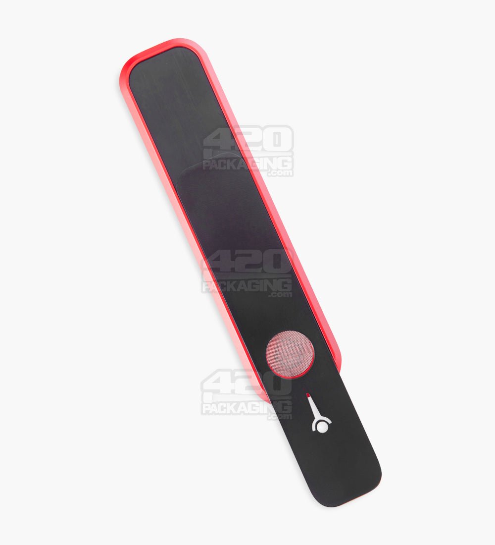 Genius Pipe Velvet Cake Magnetic Slider Pipe | 6in Long - Metal - Black & Red - 4