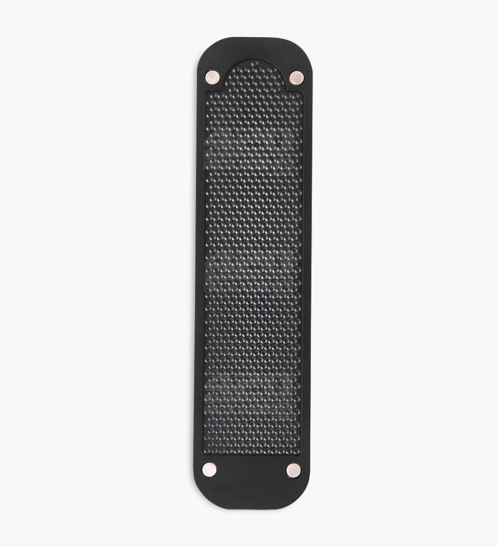 Genius Pipe High Roller Magnetic Slider Pipe | 6in Long - Metal - Black & Mahogany - 14