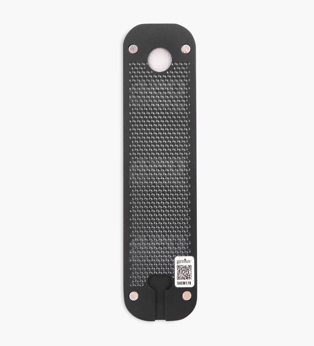 Genius Pipe High Roller Magnetic Slider Pipe | 6in Long - Metal - Black & Cherrywood - 12