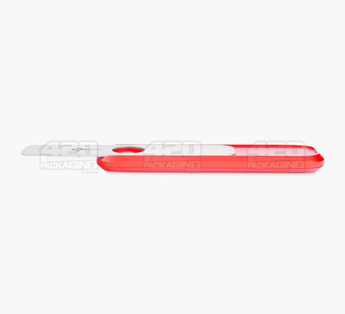 Genius Pipe Magnetic Slider Pipe | 5in Long - Metal - Red - 9