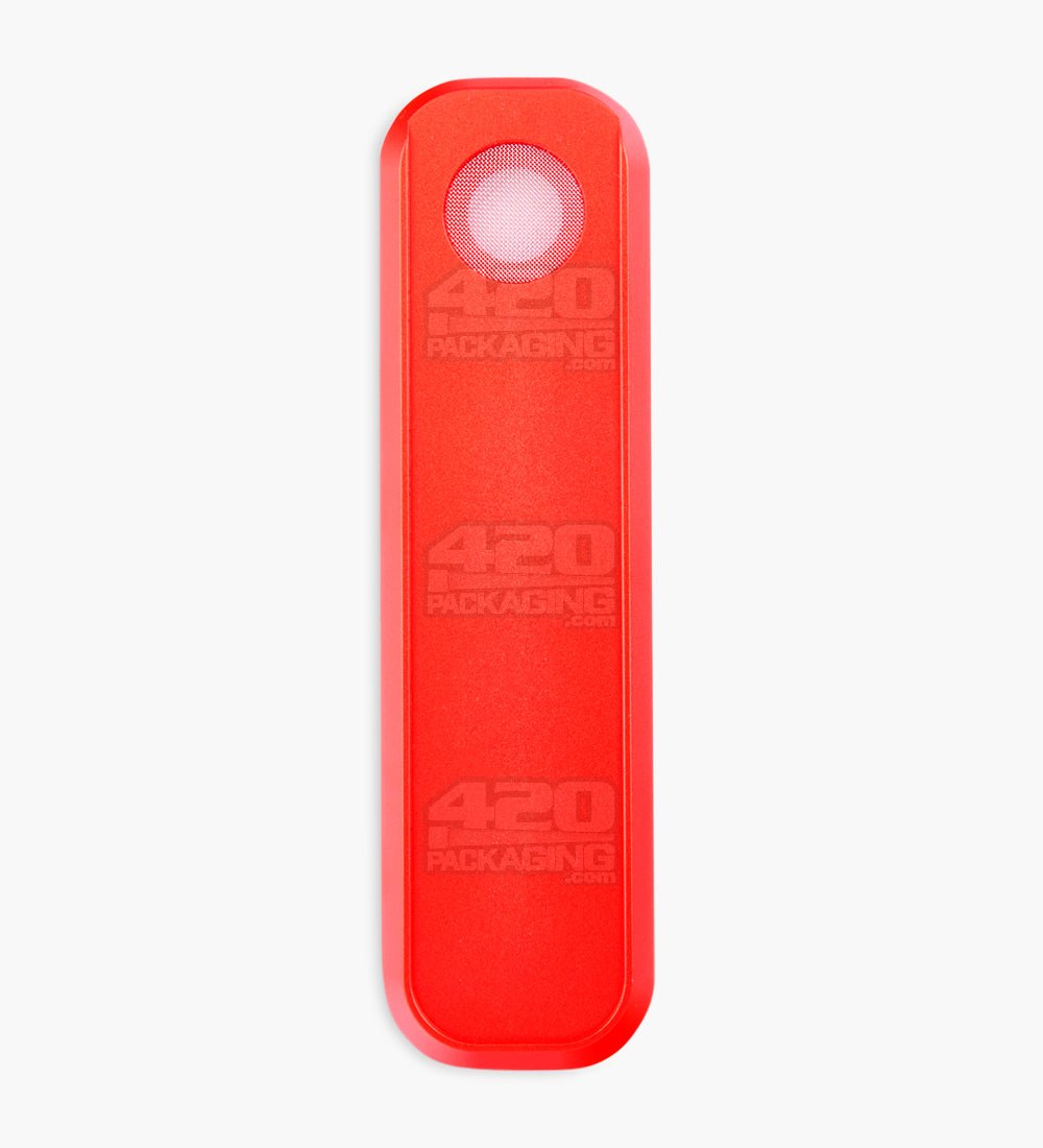 Genius Pipe Magnetic Slider Pipe | 5in Long - Metal - Red - 12