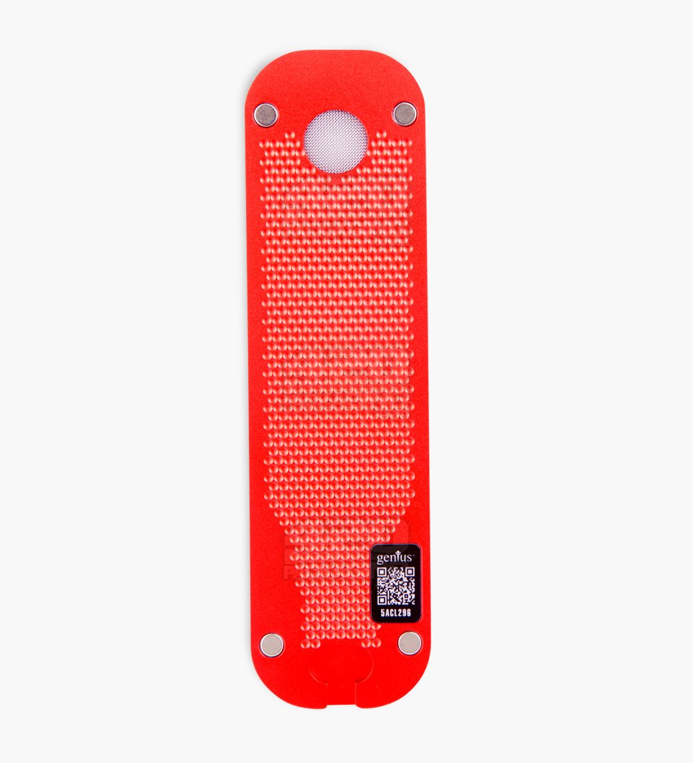 Genius Pipe Magnetic Slider Pipe | 5in Long - Metal - Red - 13