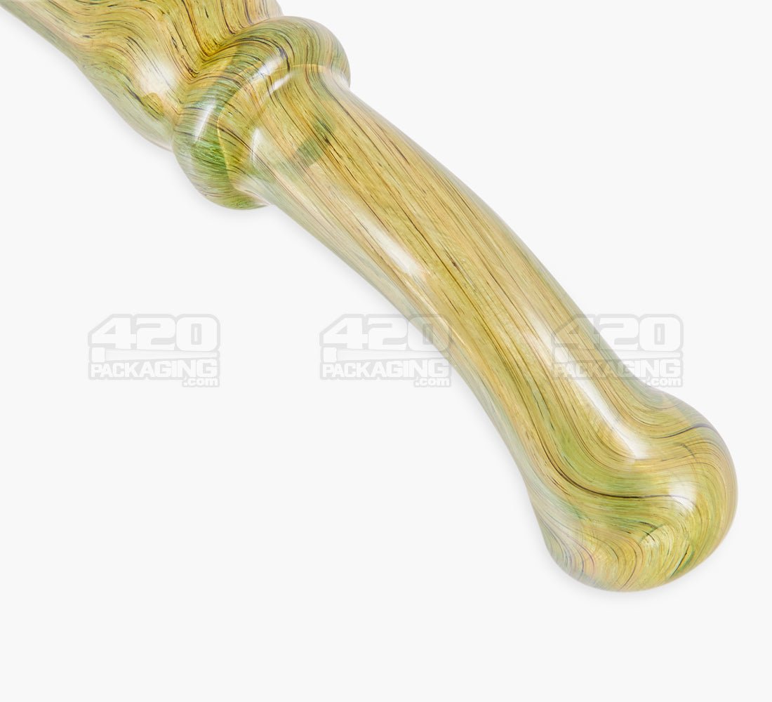 Color Pull Sherlock Hand Pipe | 7in Long - Glass - Green - 4