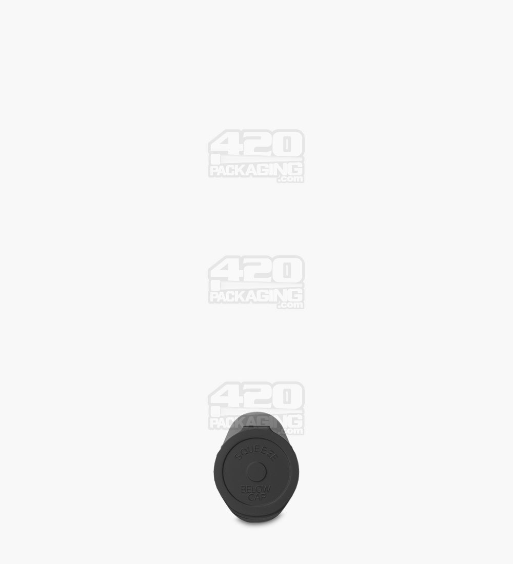 116mm Black Child Resistant Biodegradable Pop Top Pre-Roll Tubes 1000/Box - 6