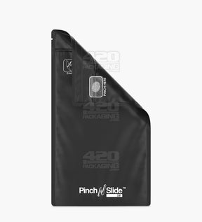 Matte-Black 5" x 8.5" Mylar Pinch N Slide 3.0 Child Resistant & Tamper Evident Bottom Loading Bags (14 grams) 250/Box