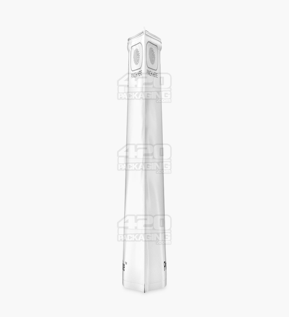 Child Resistant | Pinch N Slide ASTM Matte White Mylar Bags | 5in x 8.5in - 14g - 250 Count