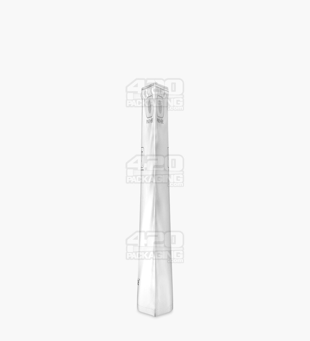 Child Resistant | Pinch N Slide ASTM Matte White Mylar Bags | 4in x 6.5in - 7g - 250 Count