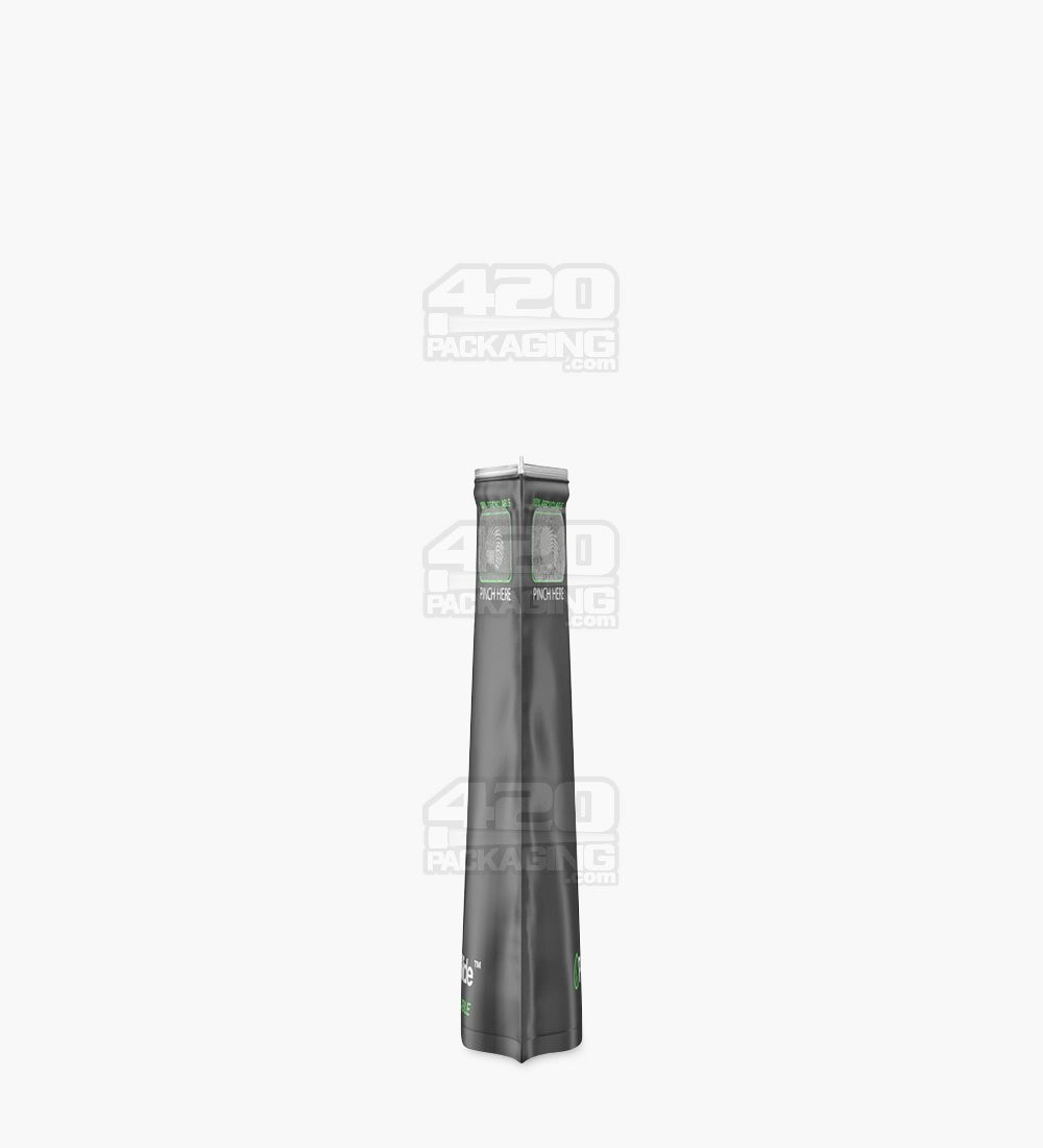 Matte-Black 3.5" x 5" Recyclable Mylar Pinch N Slide Child Resistant Bags (3.5 grams) 250/Box - 5
