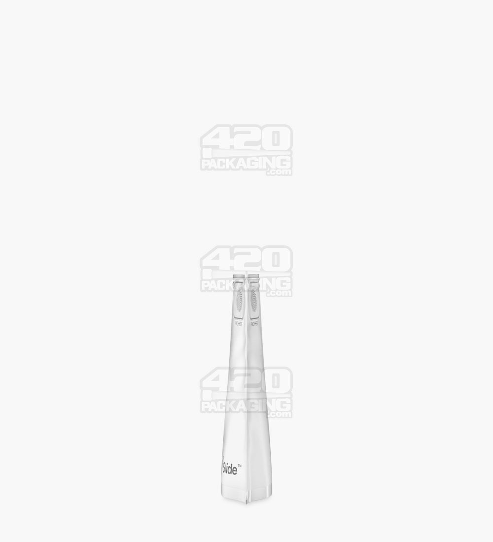 Child Resistant | Pinch N Slide ASTM Matte White Mylar PCR Exit Bags | 8in x 6in - 28g - 250 Count