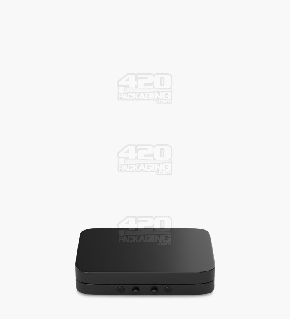 Child Resistant & Sustainable Hinged-Lid Mini Size Black Tin Box 100/Box - 5