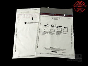 10"x13" Pull & Seal ASTM Child Resistant Exit Bags 1000/Box - 1