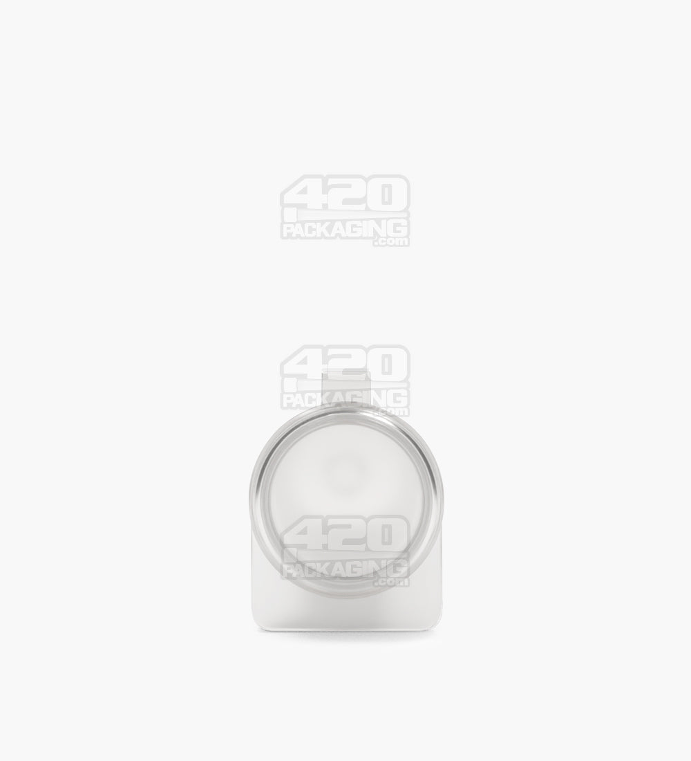 9 Dram Clear Hinged Lid Plastic Seed Pop Top Container Vial 600/Box - 4