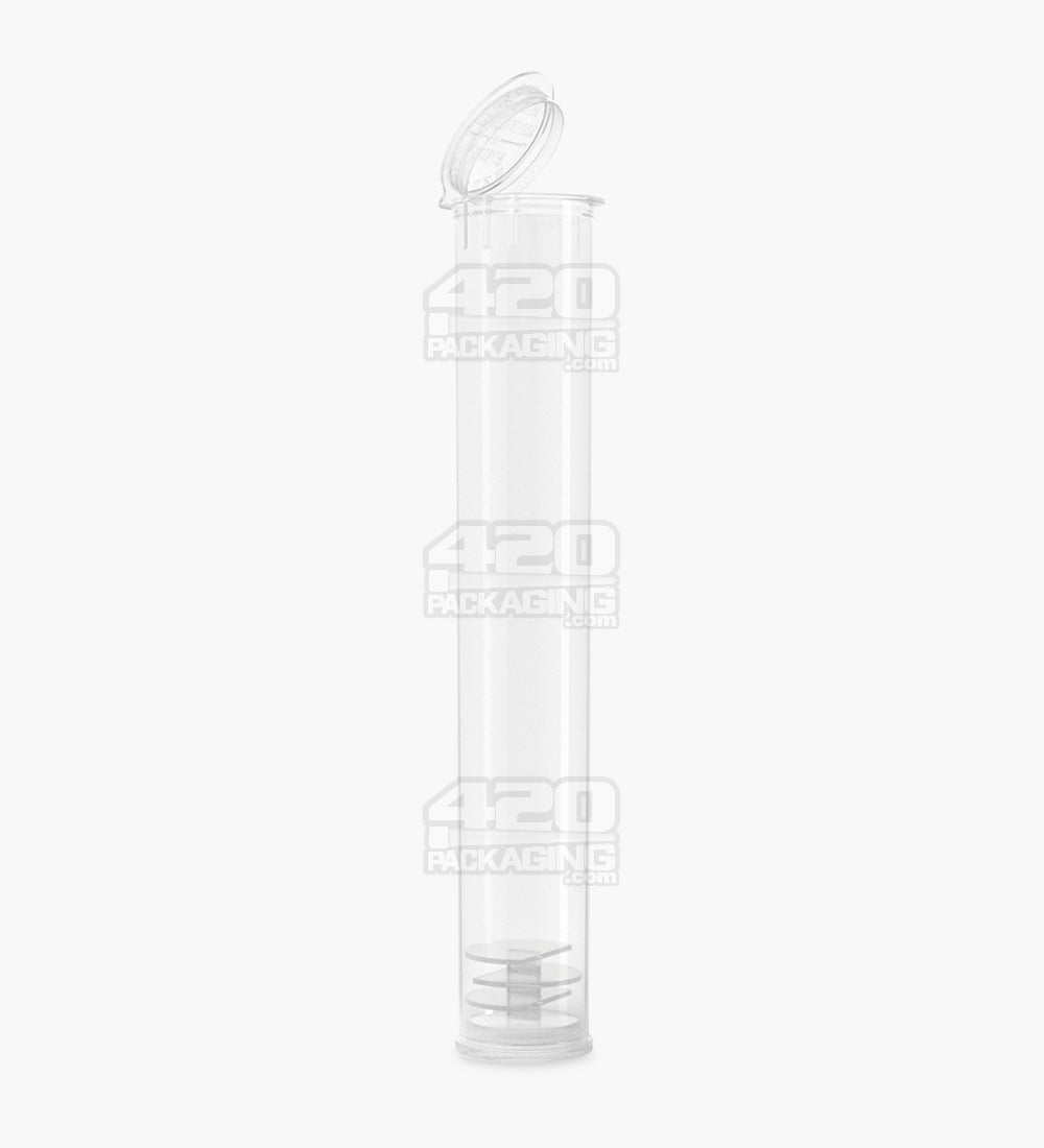 125mm Clear Transparent Thingymajiggy Pre-Roll Storage Tubes with Ash Trap 400/Box - 1