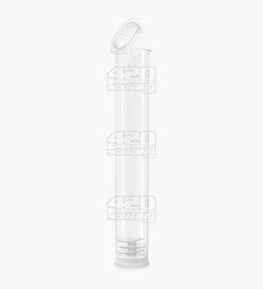 125mm Clear Transparent Thingymajiggy Pre-Roll Storage Tubes with Ash Trap 400/Box - 1