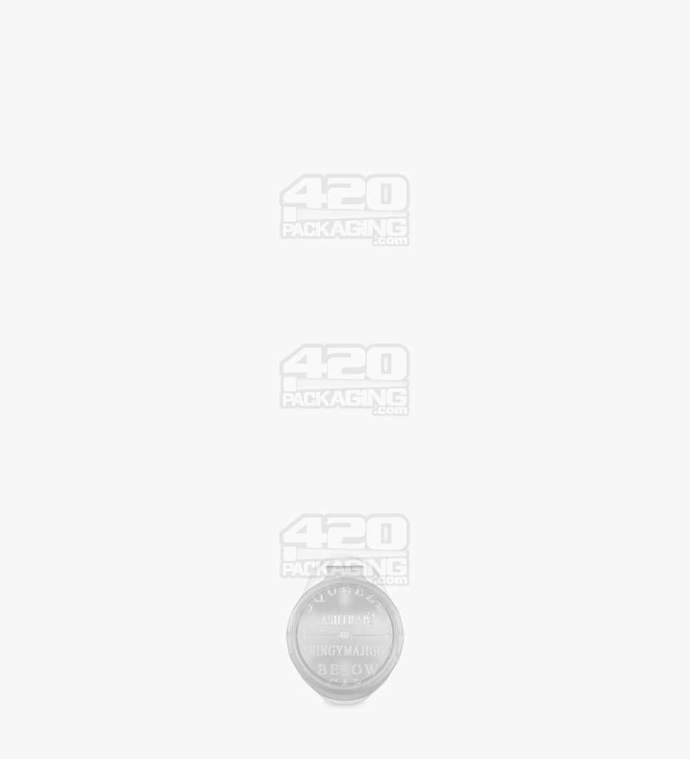 125mm Clear Transparent Thingymajiggy Pre-Roll Storage Tubes with Ash Trap 400/Box - 10