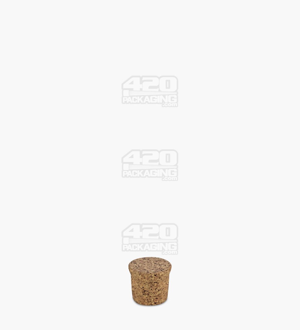 120mm King Size Clear Glass Pre-Roll Tubes with Cork Top 640/Box - 8