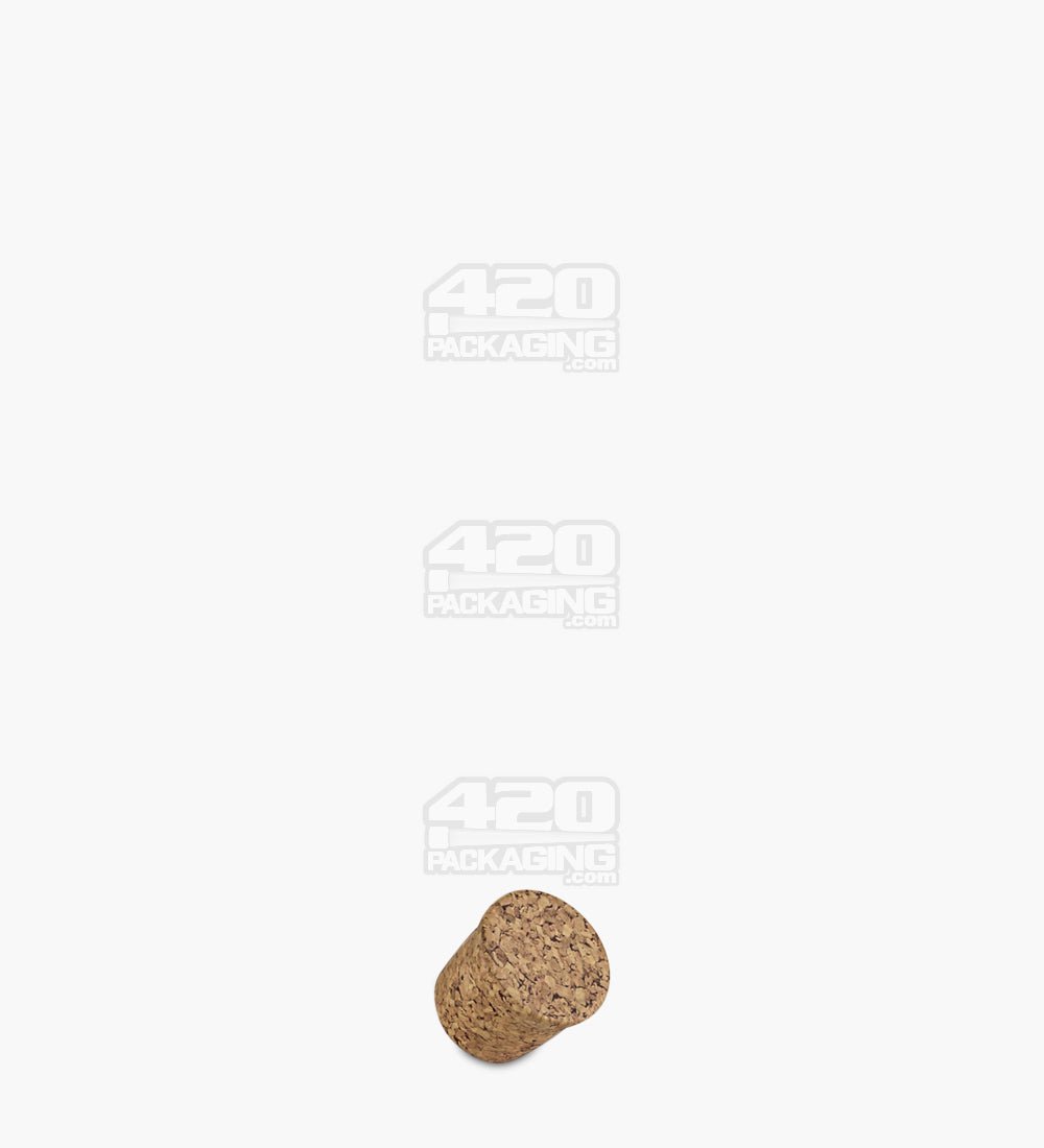 120mm King Size Clear Glass Pre-Roll Tubes with Cork Top 640/Box - 7