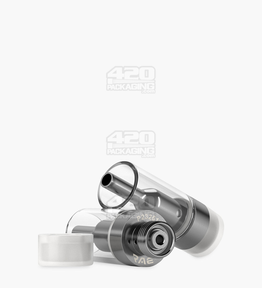 RAE Ceramic Core Glass Vape Cartridge 1.5mm Aperture 0.5mL W/ Arbor Press Connection 400/Box - 8