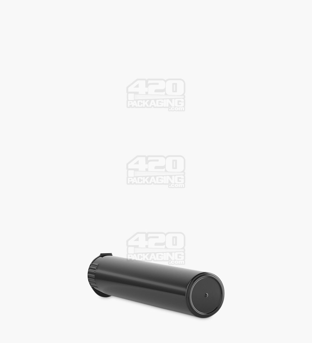 Child Resistant | Pop Top Opaque Plastic Pre-Roll Tubes | 90mm - Black - 1000 Count