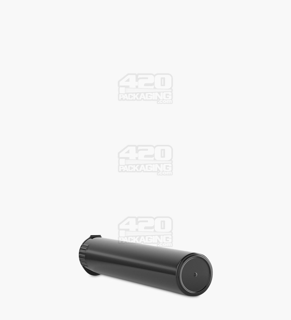 Child Resistant | Pop Top Opaque Plastic Pre-Roll Tubes (Open) | 98mm - Black - 1000 Count