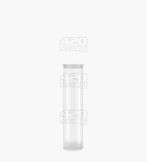 78mm Child Resistant Pop Top Clear Plastic Pre-Roll Tubes 1200/Box - 2