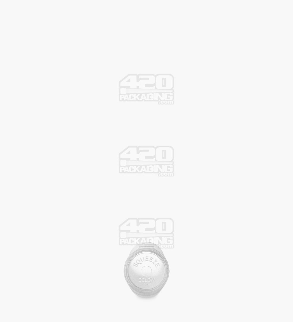 78mm Child Resistant Pop Top Clear Plastic Pre-Roll Tubes 1200/Box - 8