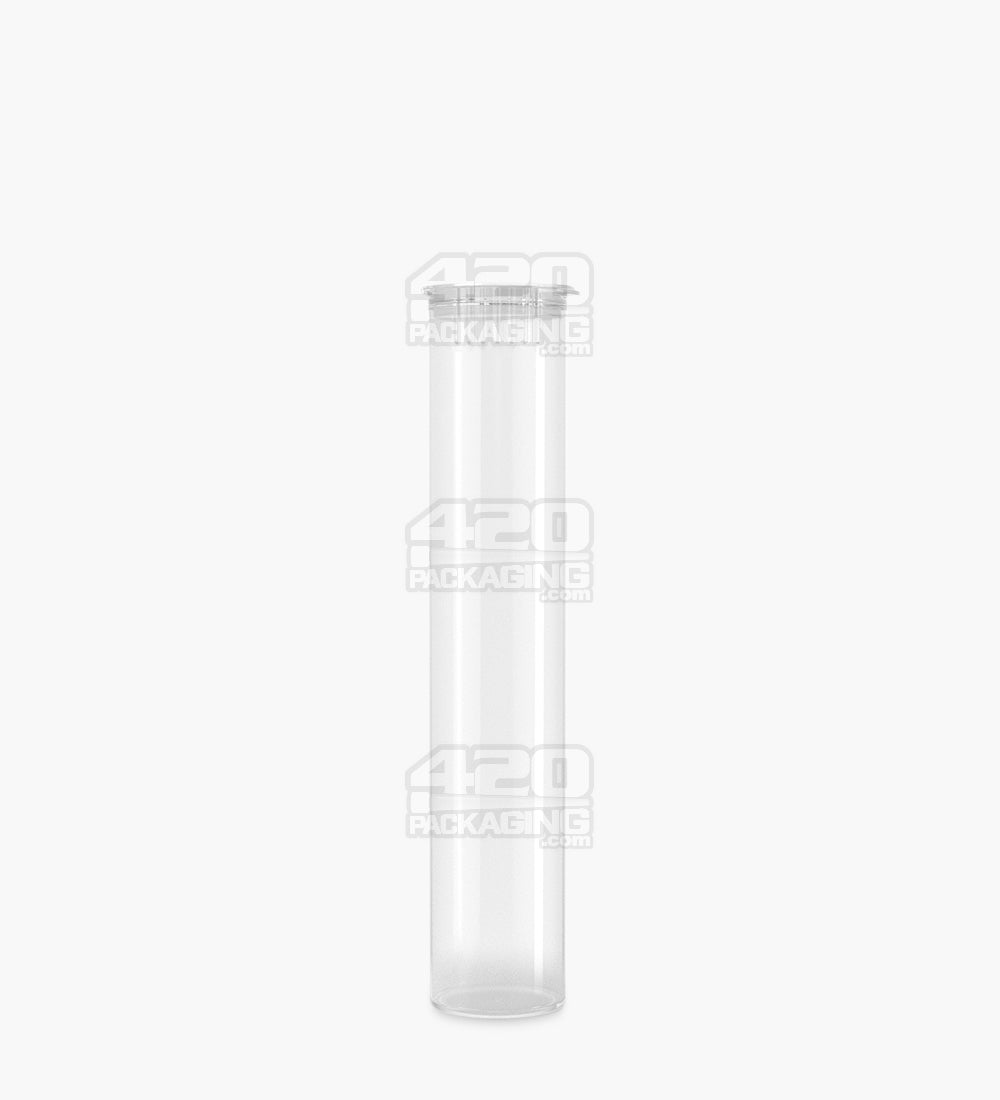 98mm Child Resistant Pop Top Clear Plastic PCR Pre - Roll Tubes 1000/Box - 2