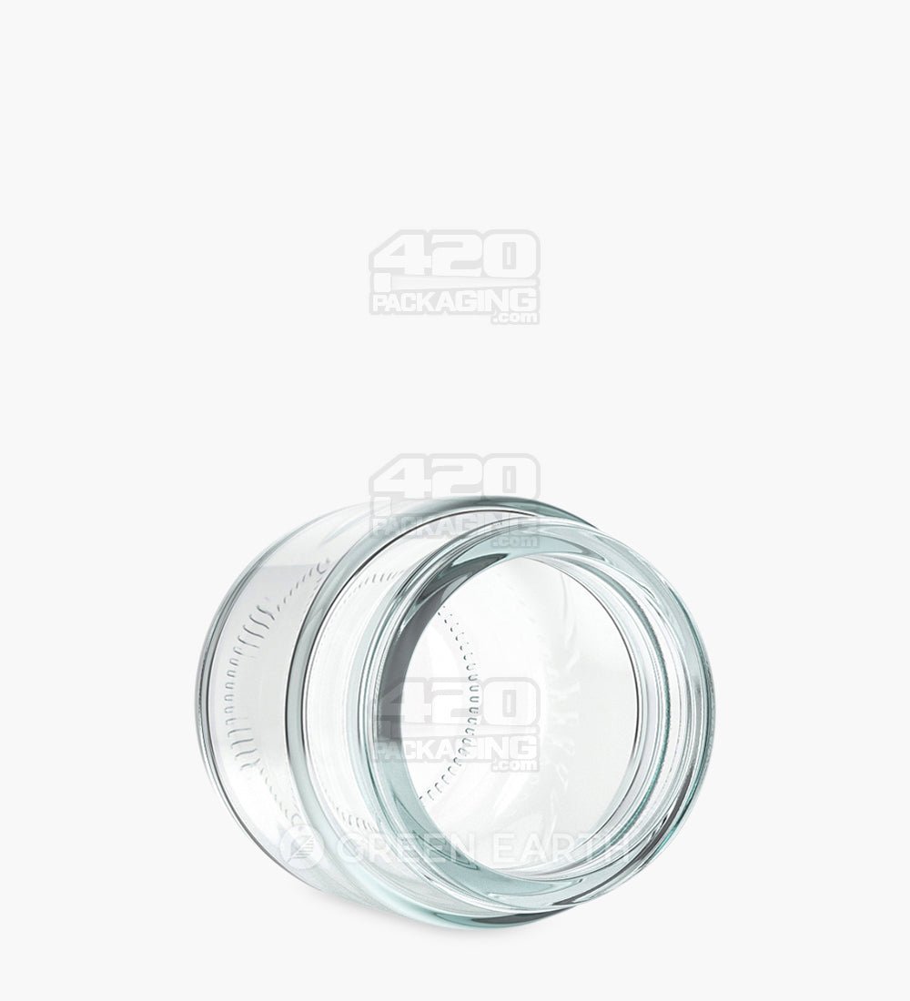 3.75oz Rounded Base Clear Glass Jars 32/Box - 3