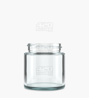 53mm Straight Sided Clear 3.75oz Glass Jar 32/Box - 1