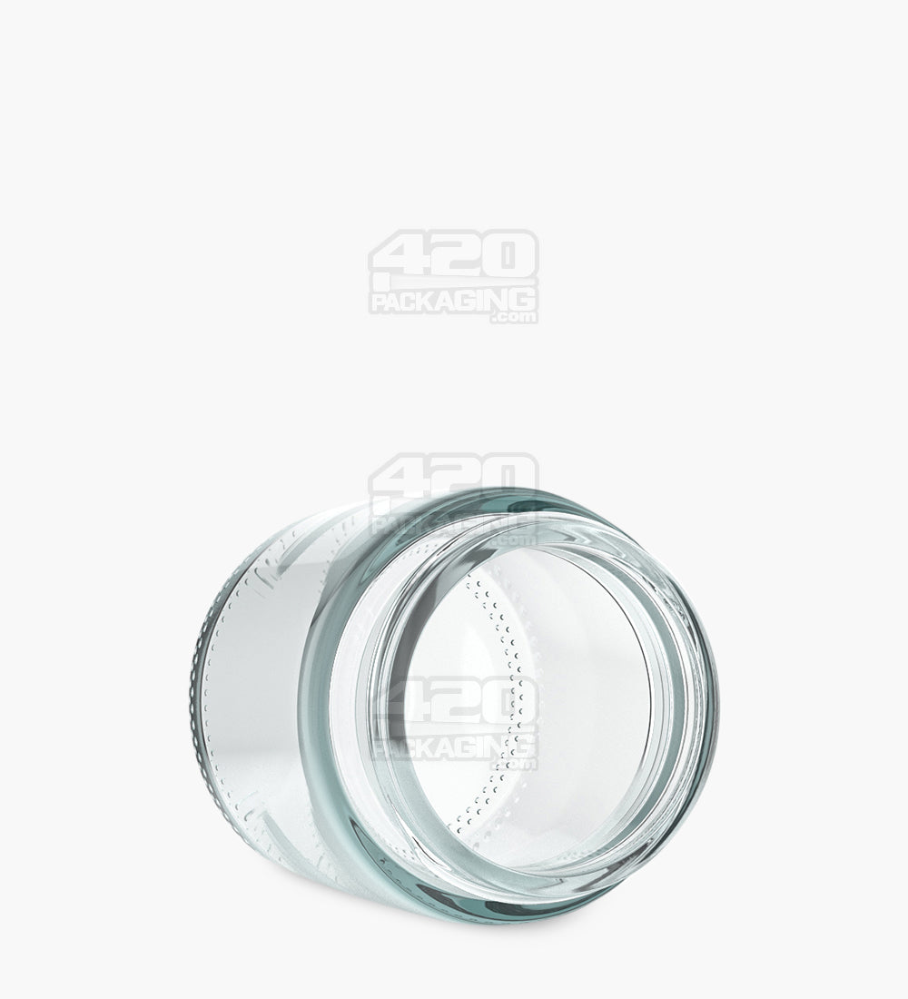 53mm Straight Sided Clear 3.75oz Glass Jar 32/Box - 4
