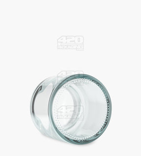53mm Straight Sided Clear 3.75oz Glass Jar 32/Box - 5