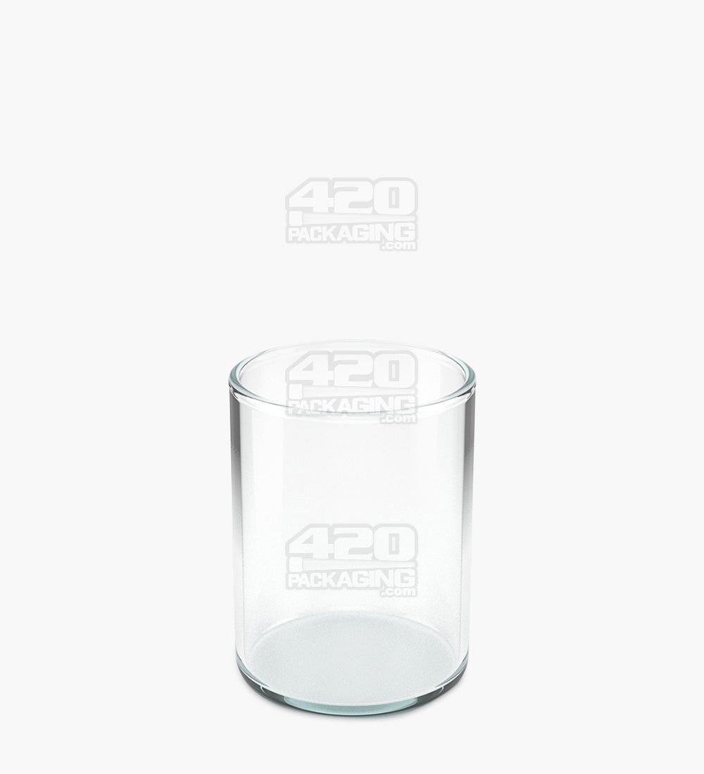 2oz Straight-Sided Clear Glass Screw Top Jars With White Lid 240/Box - 3