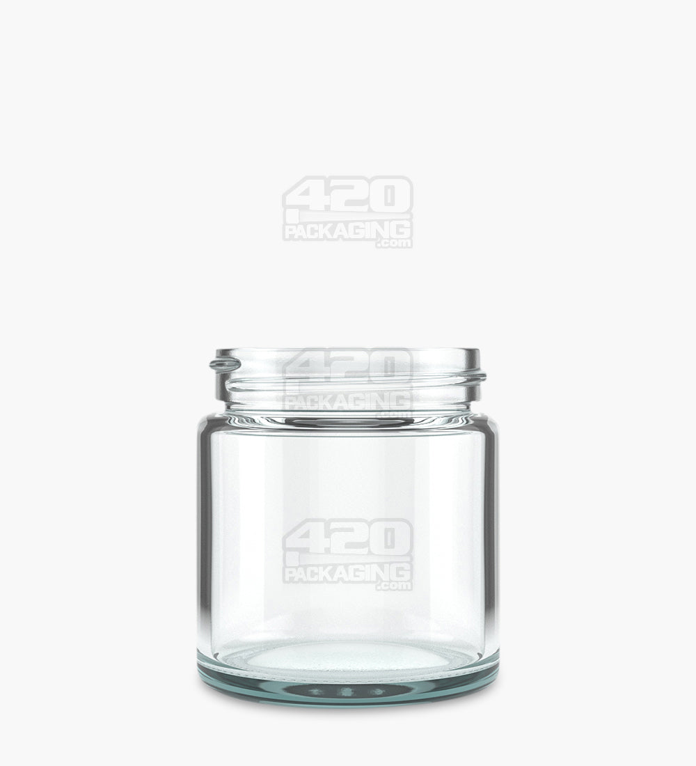 50mm Straight Sided Clear 3oz Glass Jar 100/Box - 1
