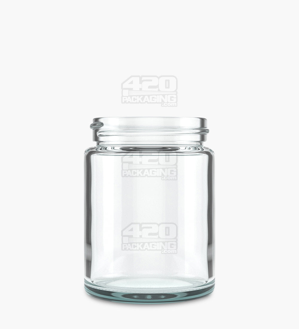 50mm Straight Sided Clear 4oz Glass Jar 100/Box - 1