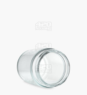 50mm Straight Sided Clear 4oz Glass Jar 100/Box - 3