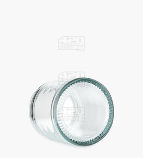 50mm Straight Sided Clear 4oz Glass Jar 100/Box - 4