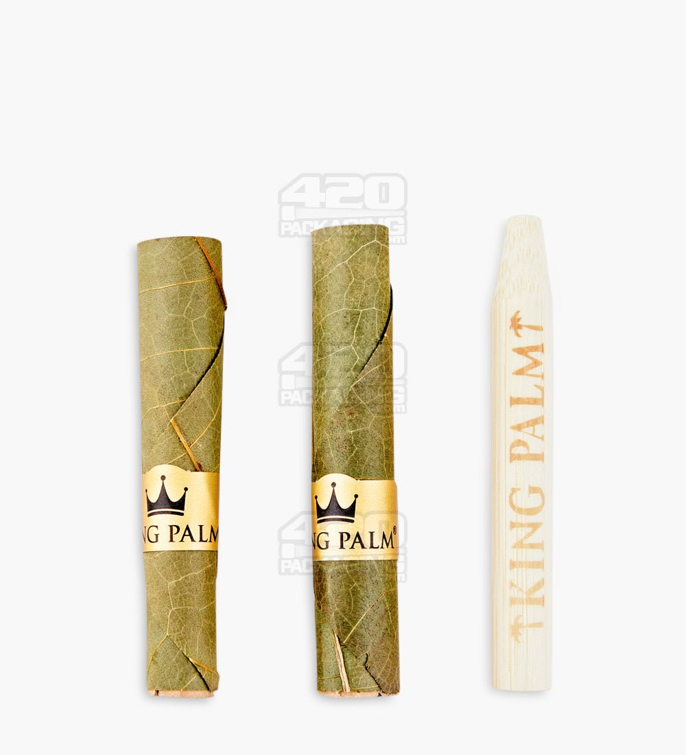 King Palm Cherry Charm Natural Rollie Leaf Blunt Wraps 20/Box - 5