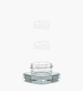 38mm Clear 5ml Glass Pillow Concentrate Jar 250/Box - 1